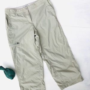 L.L. Bean Performance khaki Capri Pants Si…